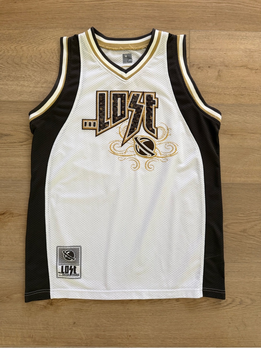 Vintage Lost Enterprises Y2K Mesh Basketball Jersey Mens Large Skate Surf